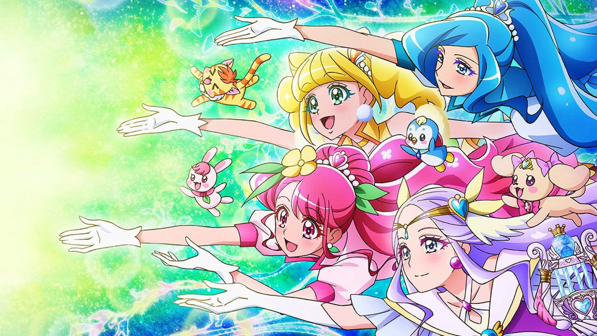 Holding Hands Tightly! We're Pretty Cure ♥ Cure Grace