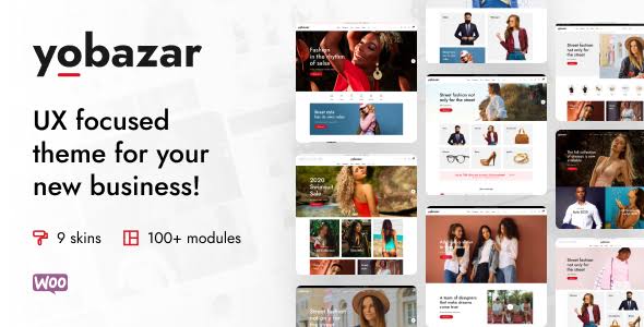 Yobazar 1.4.5 – Elementor Fashion WooCommerce Theme