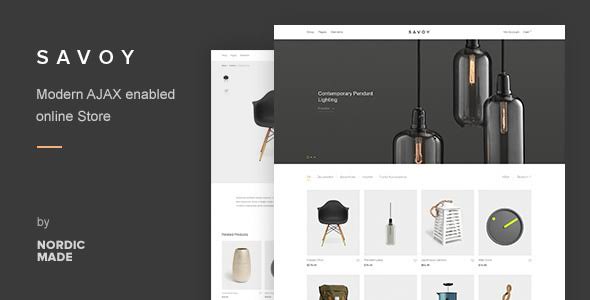 Savoy 3.0.2 – Minimalist AJAX WooCommerce Theme