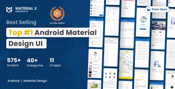 MaterialX – Android Material Design UI 3.4 Code Script