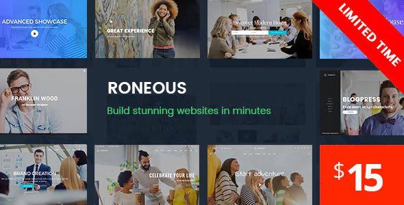 Roneous 2.1 – Creative Multi-Purpose WordPress Theme