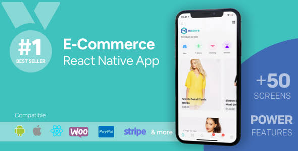 MStore Pro – Complete React Native Template For e-commerce