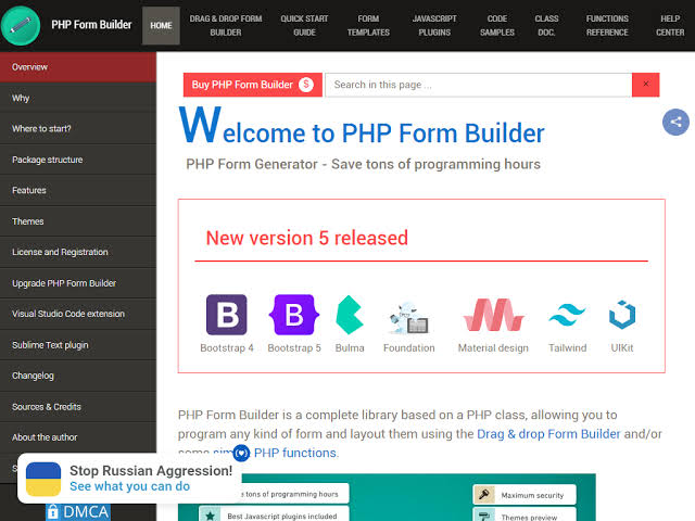 PHP Form Builder – Advanced HTML forms generator with Drag & Drop