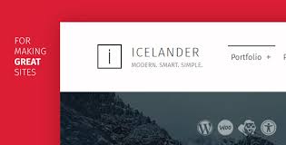 Icelander 1.7.4 – Accessible Business Portfolio & WooCommerce WordPress Theme